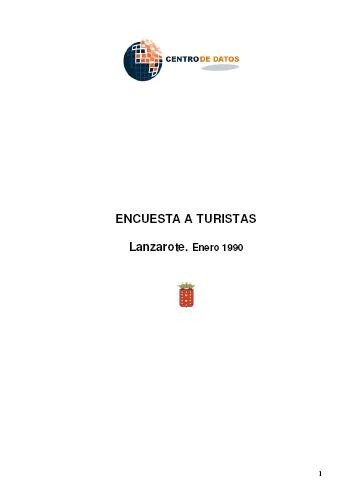 Encuesta de turismo 1990 en TEXTOS 